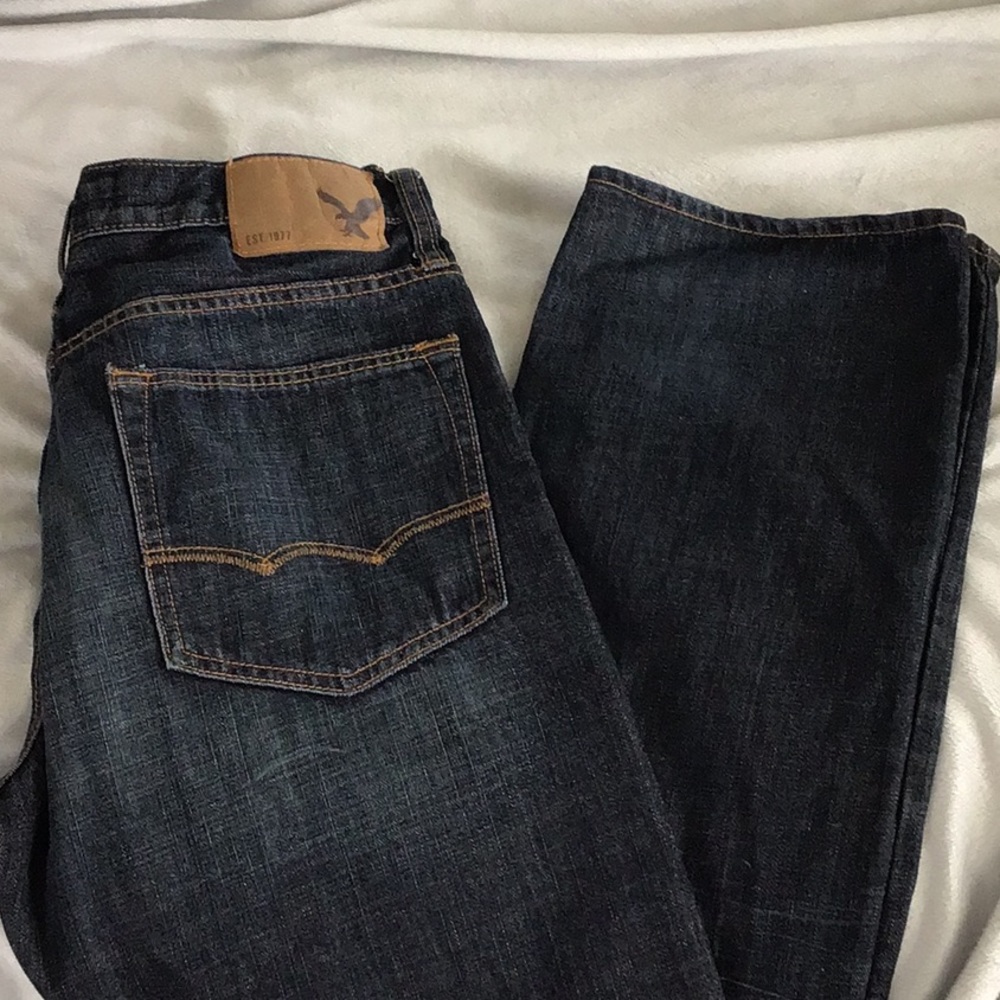American Eagle Relaxed Straight Jeans